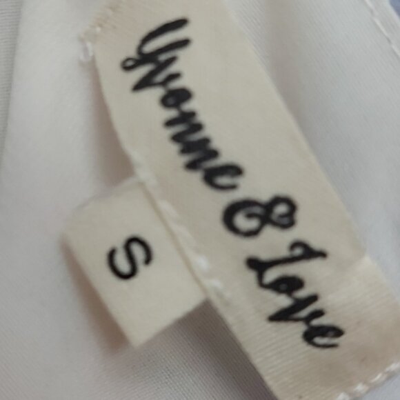 Yvonne  Love Patchwork short sleeve ruffled accent mini dress - Picture 6 of 8